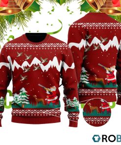 Duck Hunting Christmas Ugly Christmas Sweater RB4044