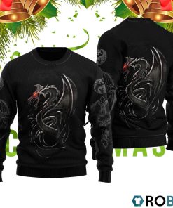 Dungeon Dragon Ugly Christmas Sweater RB2054