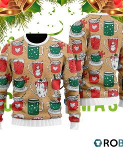 Eat Drink Be Tacky Holiday 3D Print Ugly Christmas Sweater RB2043