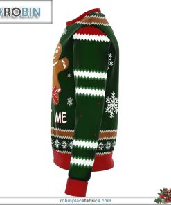 eat me gingerbread funny ugly christmas sweater 398 ChvZU
