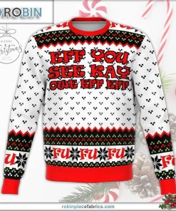 eff you ugly christmas sweater 125 5jthP