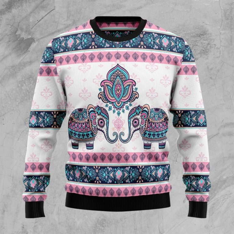 Elephant Ugly Christmas Sweater RB4572