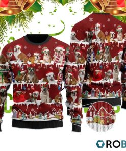 Enghlish Bulldog Ugly Christmas Sweater RB4054