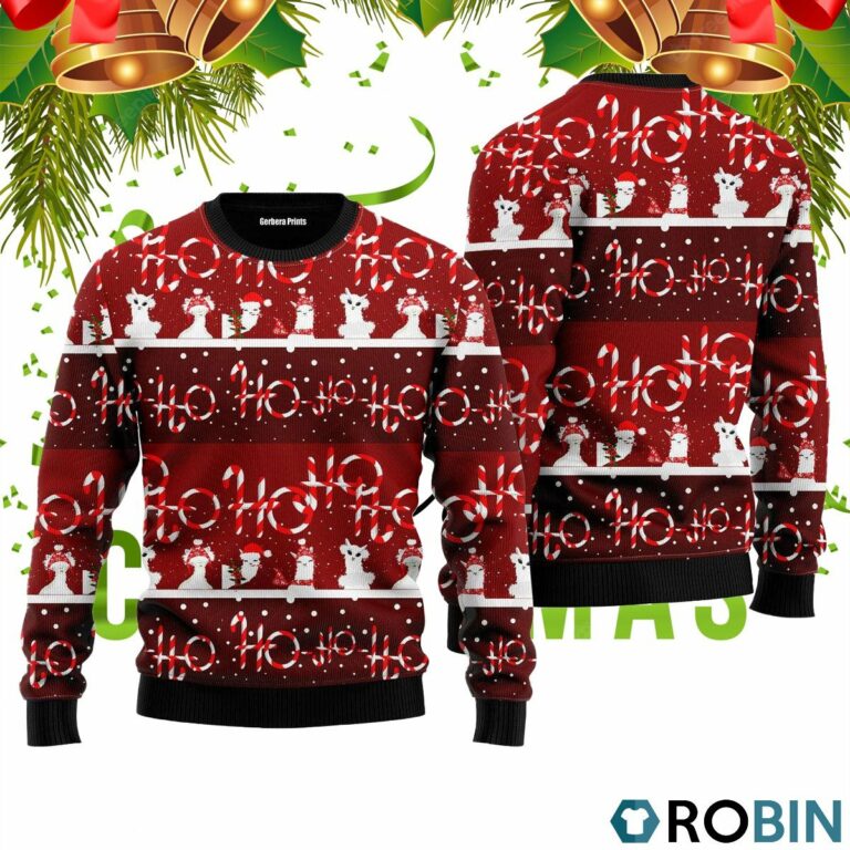 Fa La La Llama Pattern Ugly Christmas Sweater RB2232
