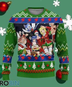 fairy tail anime ugly christmas sweater custom characters xmas gift 1 v5wl9m