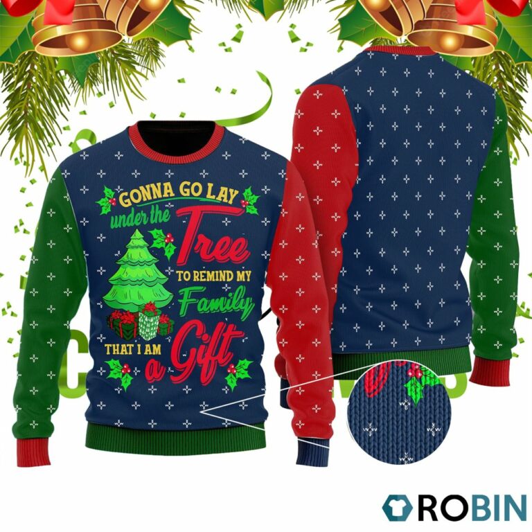 Family Christmas Tree 3D Print Ugly Christmas Sweater RB2242