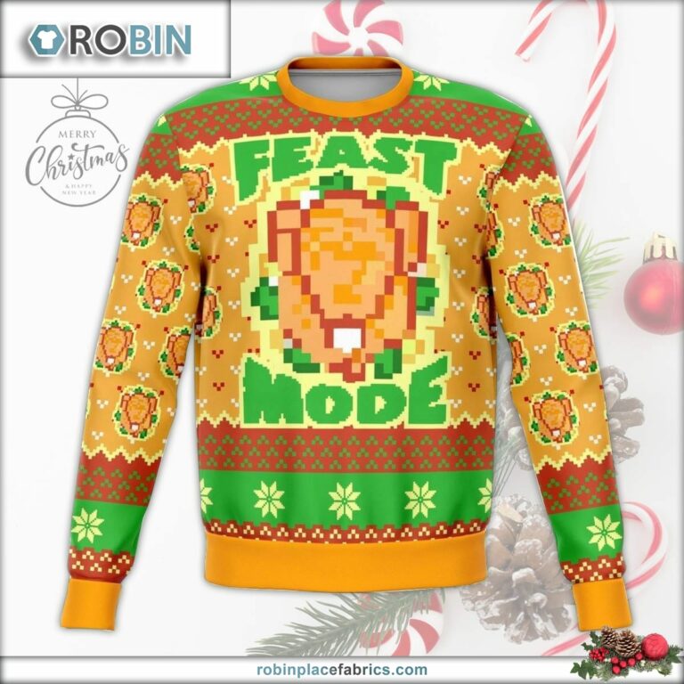 Feast Mode Dank Ugly Christmas Sweater