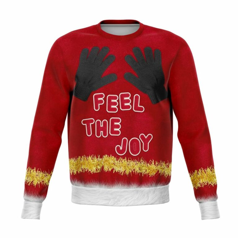 Feel The Joy Christmas Ugly Sweatshirt, Sweater