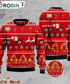 FIREFIGHTER CHRISTMAS SWEATER – Best Xmas Gift