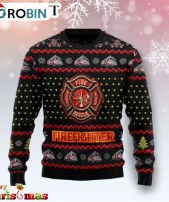 firefighter lover ugly christmas sweater best xmas gift 1 u0p8ld