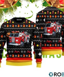 Fireman Firefighter Firemas Ugly Christmas Sweater RB4705