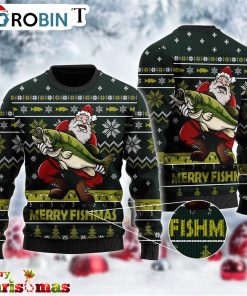 Fish For Christmas Ugly Christmas Swreater – Best Xmas Gift