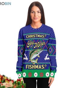 fishmas fishing lover ugly christmas sweatshirt sweater 3 awoqmy