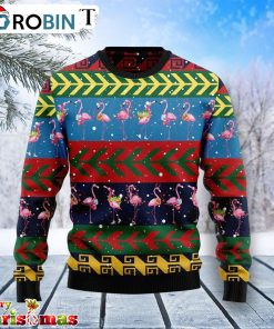 Flamingo Christmas Pattern Christmas Sweater – Best Xmas Gift