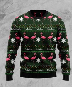 Flamingo Flalala Ugly Sweatshirt, Sweater