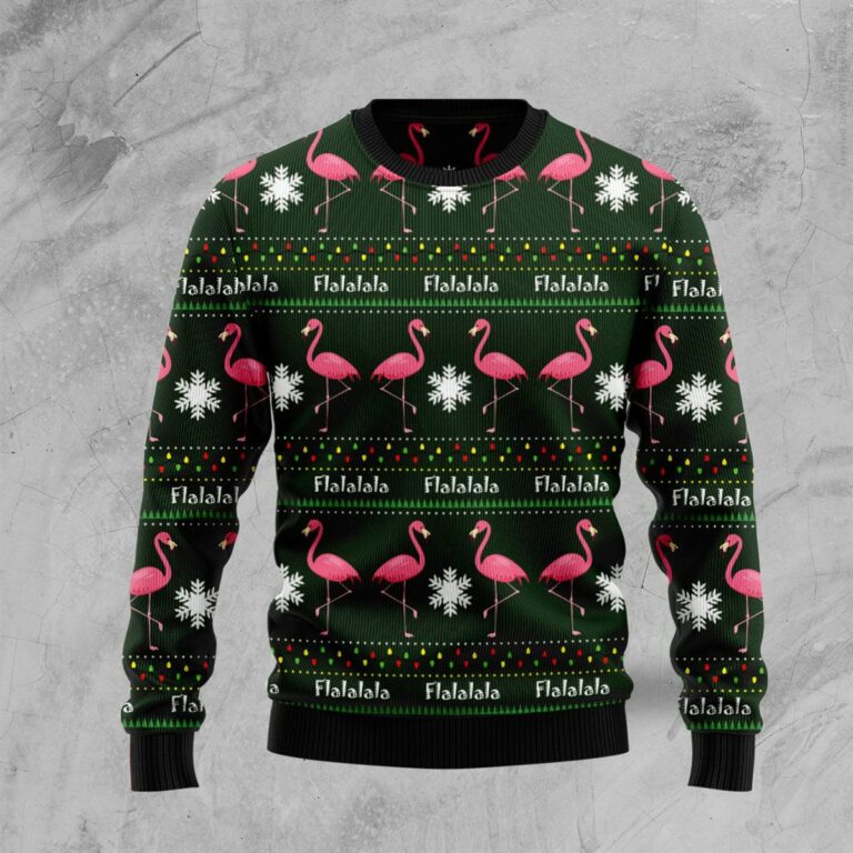 Flamingo Flalala Ugly Ugly Sweatshirt, Sweater