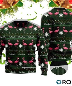 Flamingo 3D Print Ugly Christmas Sweater RB4357 Flamingo 3D Print Ugly Christmas Sweater RB4357