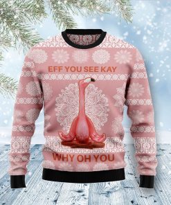 Flamingo Why Oh You Ugly Sweatshirt, Sweater