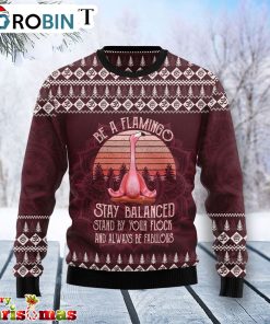 Flamingo Yoga Ugly Christmas Sweater – Best Xmas Gift