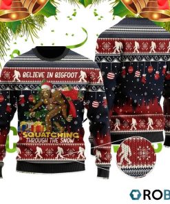 For Bigfoot Lover 3D Print Ugly Christmas Sweater RB4022