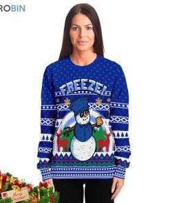 Freeze Snowman Ugly Christmas Sweatshirt, Sweater