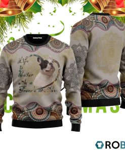 French Bulldog Dog Ugly Christmas Sweater RB2222