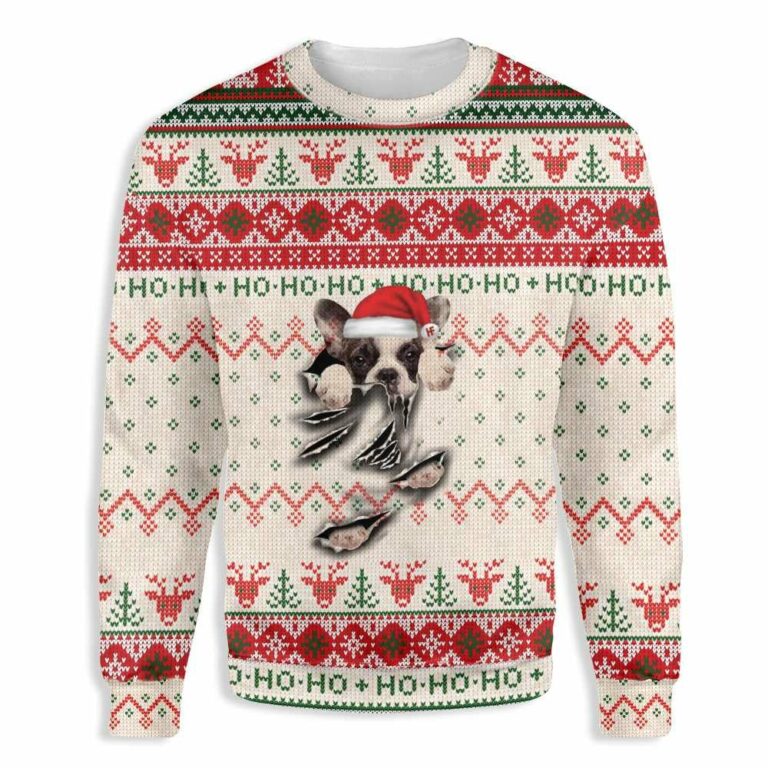 French Bulldog Scratch Ugly Sweatshirt, Sweater