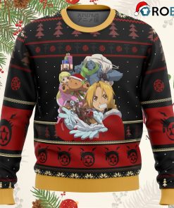 Fullmetal Alchemist Holidays Ugly Christmas Sweatshirt, Sweater