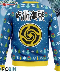 fun walk jujutsu kaisen ugly christmas sweater 3 FT6Ql
