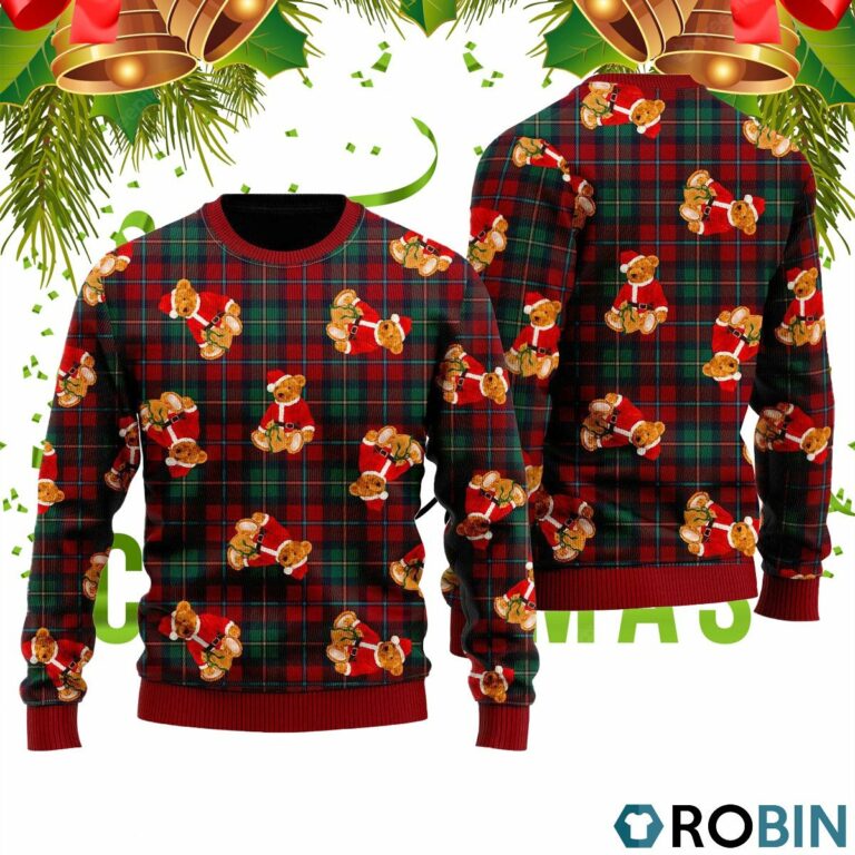 Funny Bear Ugly Christmas Sweater RB2057