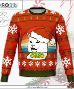 funny cat meme ugly christmas sweater 119 skUe8
