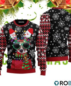 Funny Christmas Dog Ugly Christmas Sweater RB4744