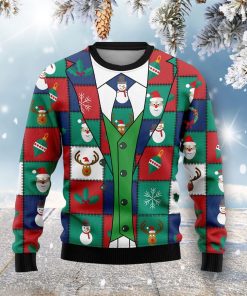 Funny Christmas Elements Blazer Christmas Ugly Sweatshirt, Sweater Funny Christmas Elements Blazer Christmas Ugly Sweatshirt, Sweater
