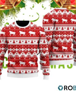 Funny Cows In Snow 3D Print Ugly Christmas Sweater RB2053