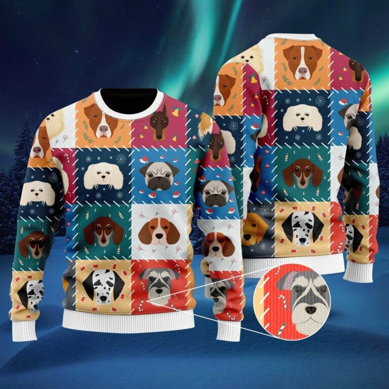 Funny Dog Face Ugly Sweatshirt, Sweater