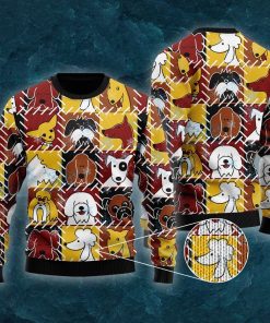 Funny Dog Sad Face Christmas Christmas Ugly Sweatshirt, Sweater