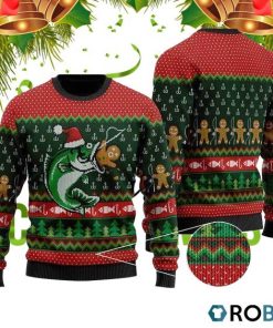 Funny Fishing 3D Print Ugly Christmas Sweater RB4870