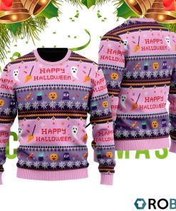 Funny Halloween 3D Print Ugly Christmas Sweater RB2070