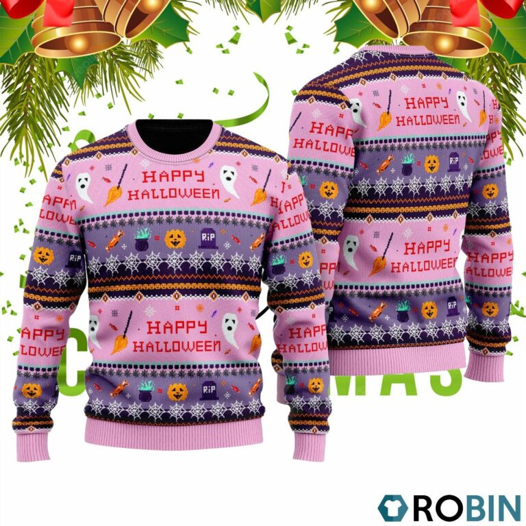 Funny Halloween 3D Print Ugly Christmas Sweater RB2070