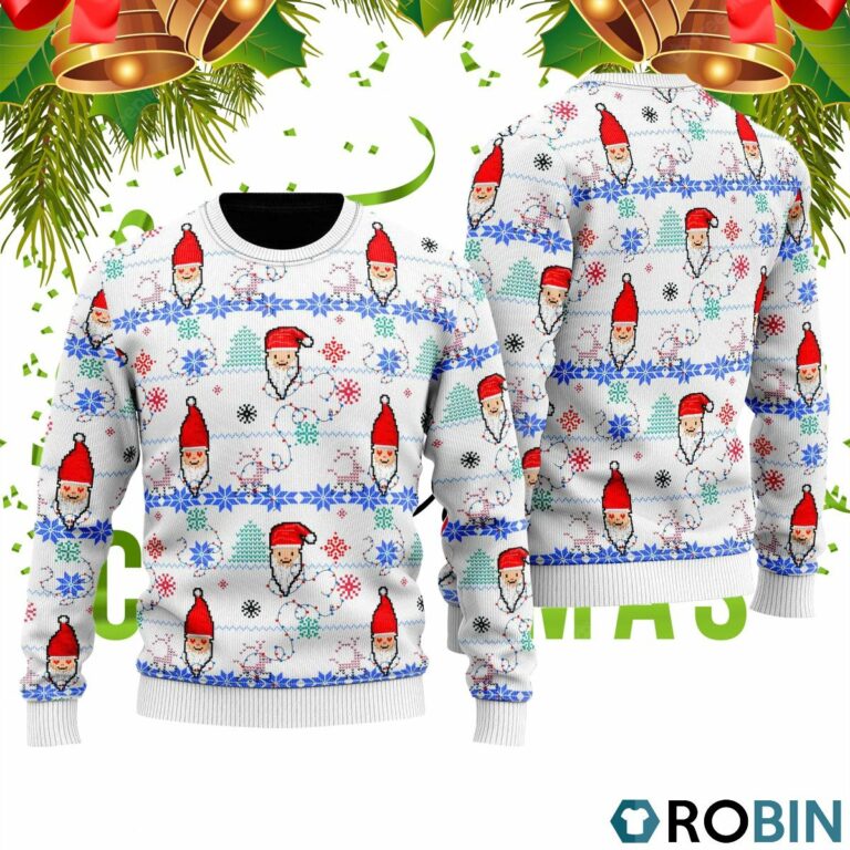 Funny Santa Is Coming Ugly Christmas Sweater RB2074