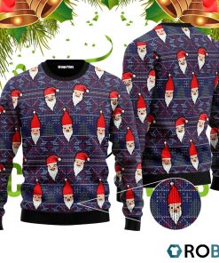 Funny Santa 3D Print Ugly Christmas Sweater RB4042