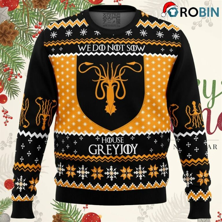 Game Of Thrones House Greyjoy Ugly Christmas Sweatshirt, Sweater