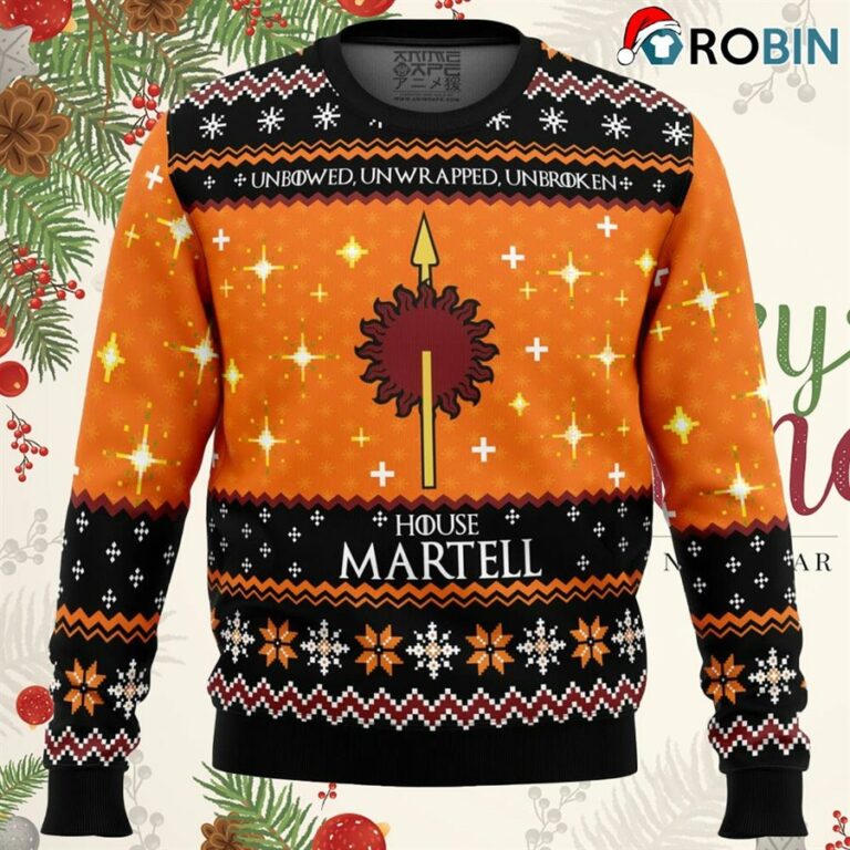 Game Of Thrones House Martell Ugly Christmas Sweatshirt, Sweater