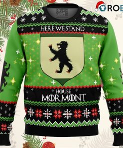 game of thrones house mormont ugly christmas sweater 1 rlrEa
