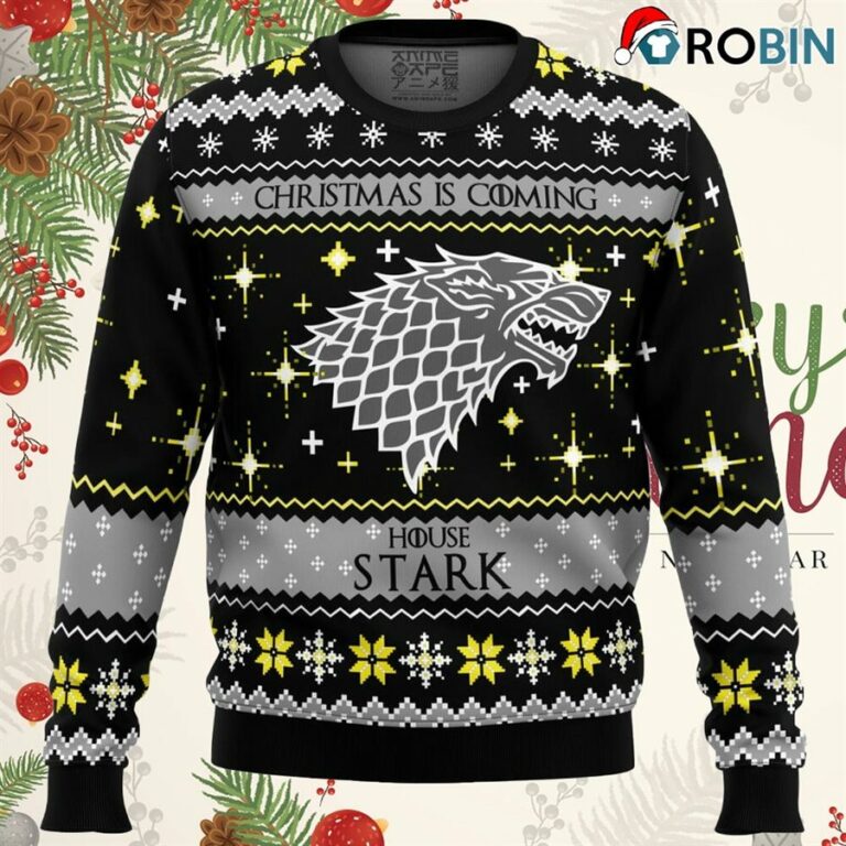 Game Of Thrones House Stark Ugly Christmas Sweatshirt, Sweater