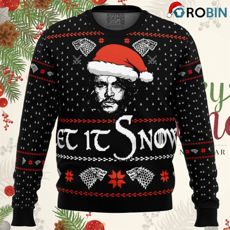 Game Of Thrones Let It Snow Ugly Christmas Sweatshirt, Sweater