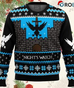 game of thrones nights watch ugly christmas sweater 1 NO3Tx