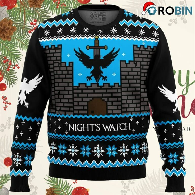 Game Of Thrones Night’s Watch Ugly Christmas Sweatshirt, Sweater