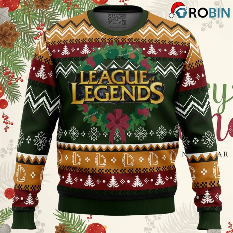 Game On Christmas League Of Legends Ugly Christmas Sweatshirt, Sweater