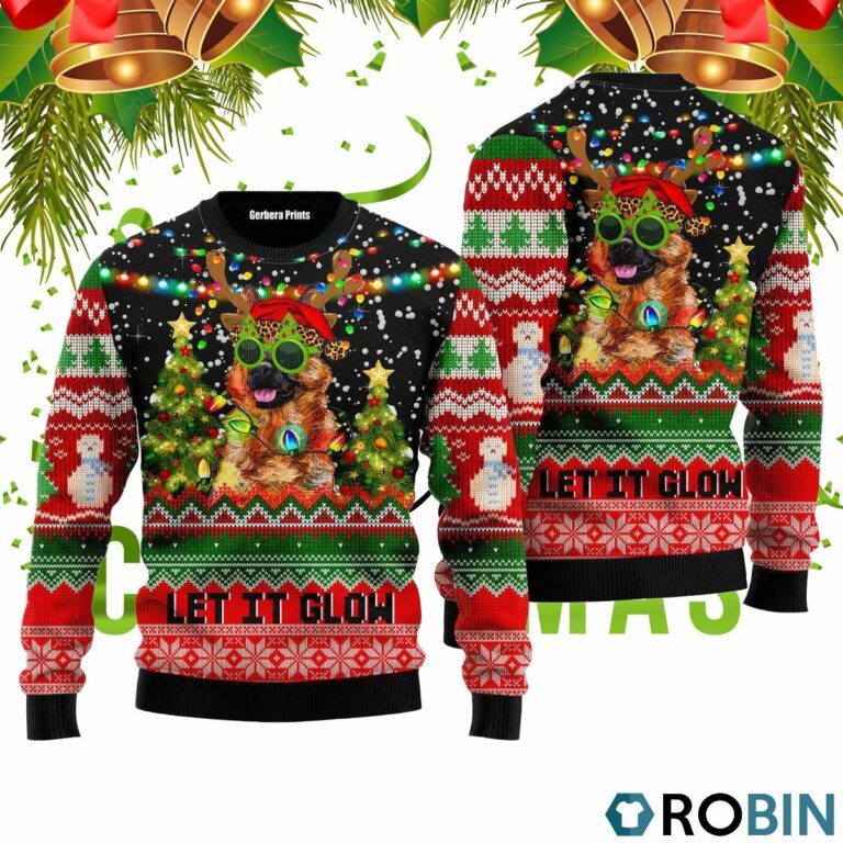 German Shepherd Dog Christmas ? Ugly Christmas Sweater RB4445